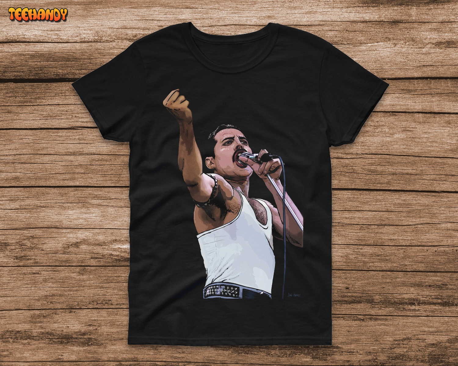 Freddie Mercury T-shirt Gift For Girlfriend Queen Band Shirt, Music Shirt