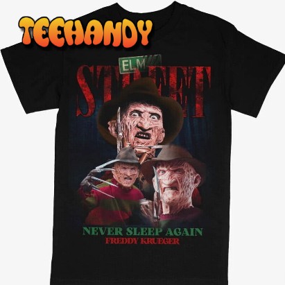 Freddy Krueger Nightmare on Elm Street Scary Movie Halloween Shirt