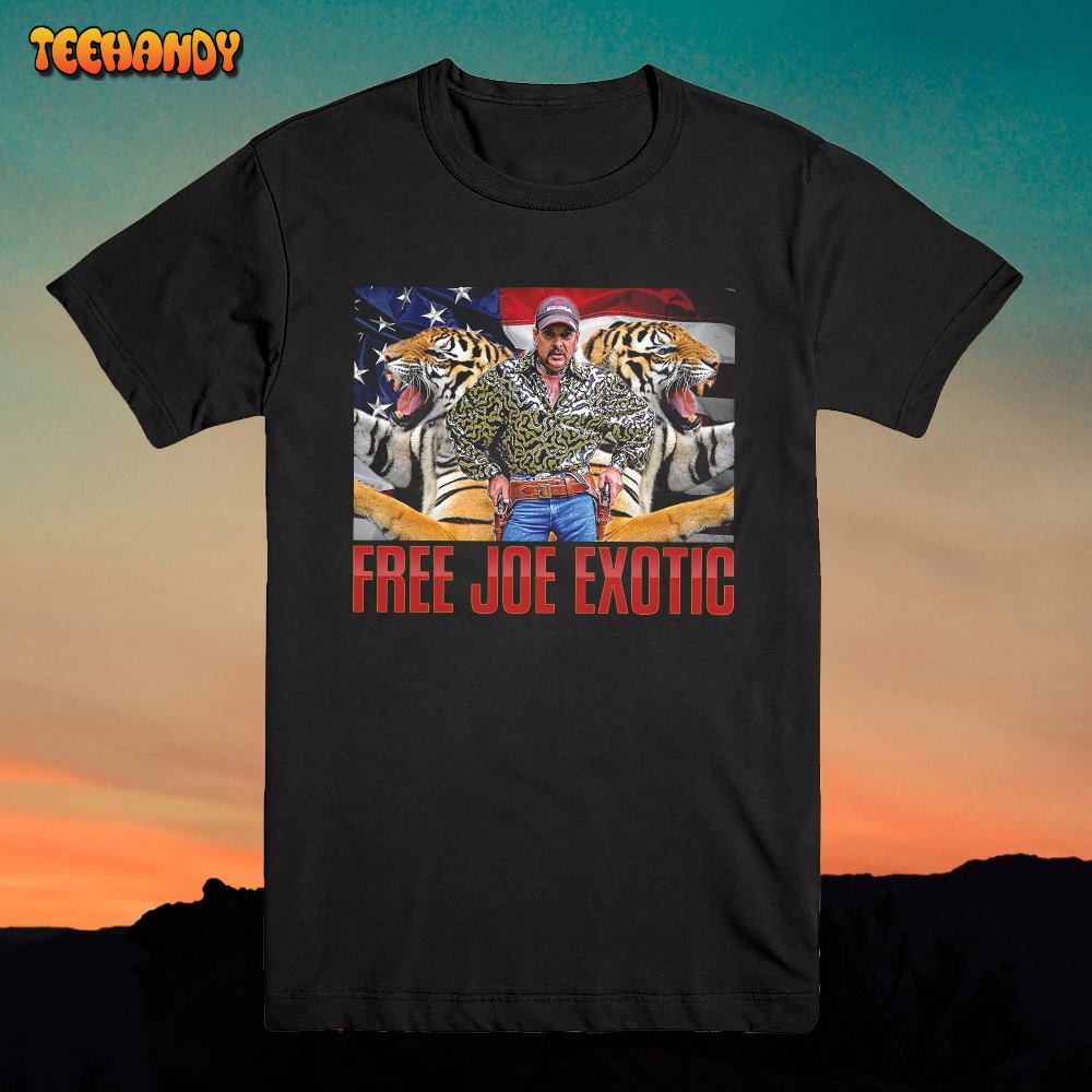 Free Joe T Shirt Vintage Exotic Tiger King T-shirt