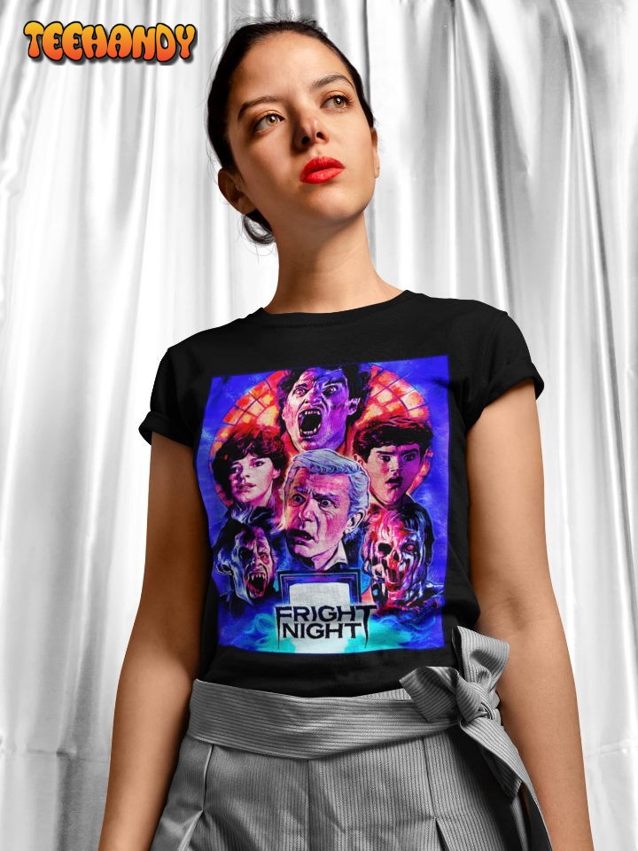 Fright Night Movie Poster 80s Horror Movie T Shirt