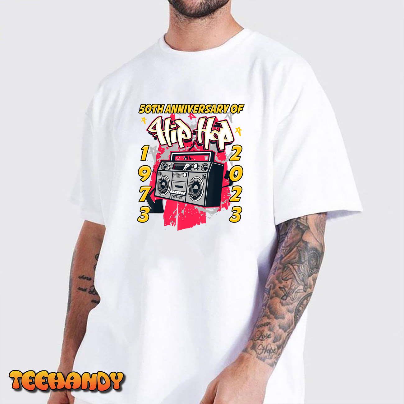 Funny 50 Years Old Hip Hop Graffiti T-Shirt