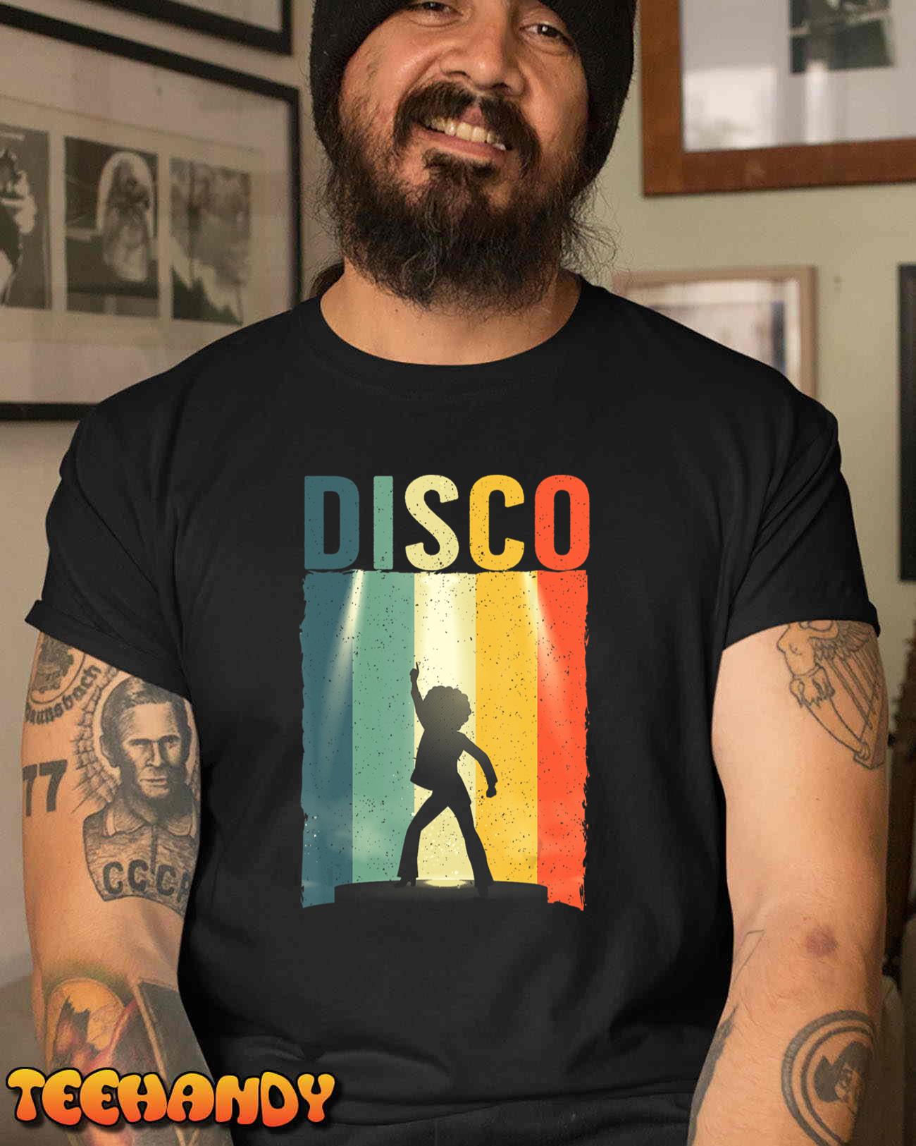 Funny Disco Art For Men Women Boys Girls Disco Dance Lovers T-Shirt