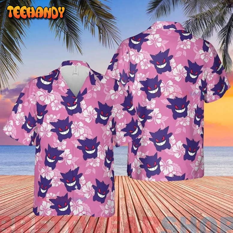 Gengar Hawaiian Shirt Tropical Beach Hawaii Shirt