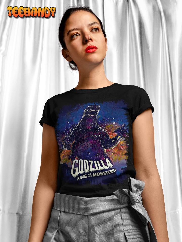 Godzilla T-Shirt, Classic Monster Movie Poster T Shirt, Nostalgic Monster Movie Shirt