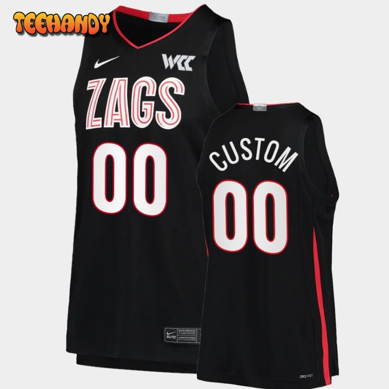 Gonzaga Bulldogs Custom Black Limited College Basketball Jersey