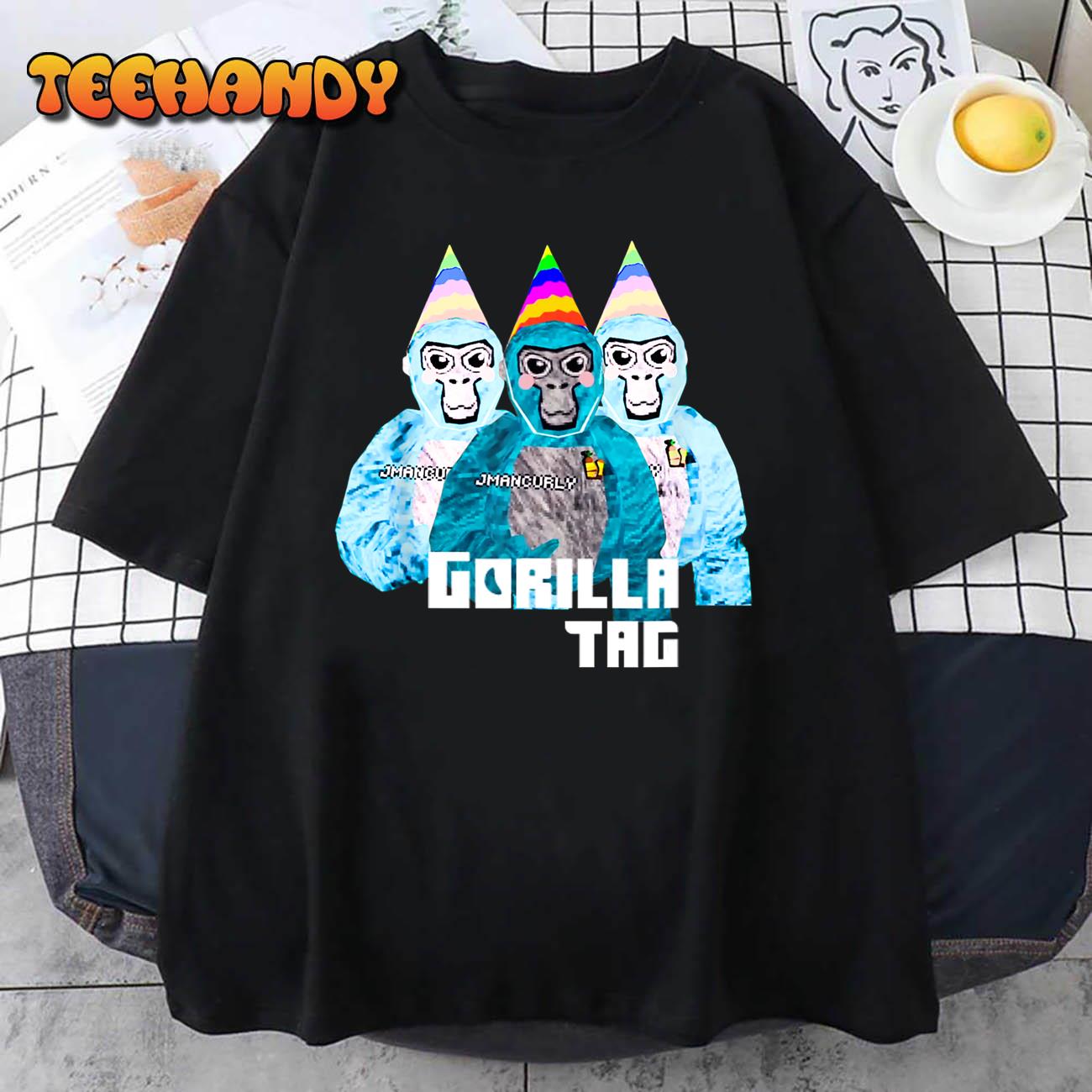 Gorilla Tag JMANCURLY Merch for Boys VR Gaming Boys Teens T-Shirt