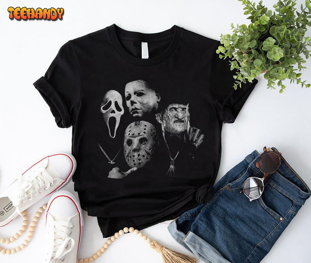 Halloween Friends T-Shirt, Horror Movie Shirt, Freddy Krueger Shirt