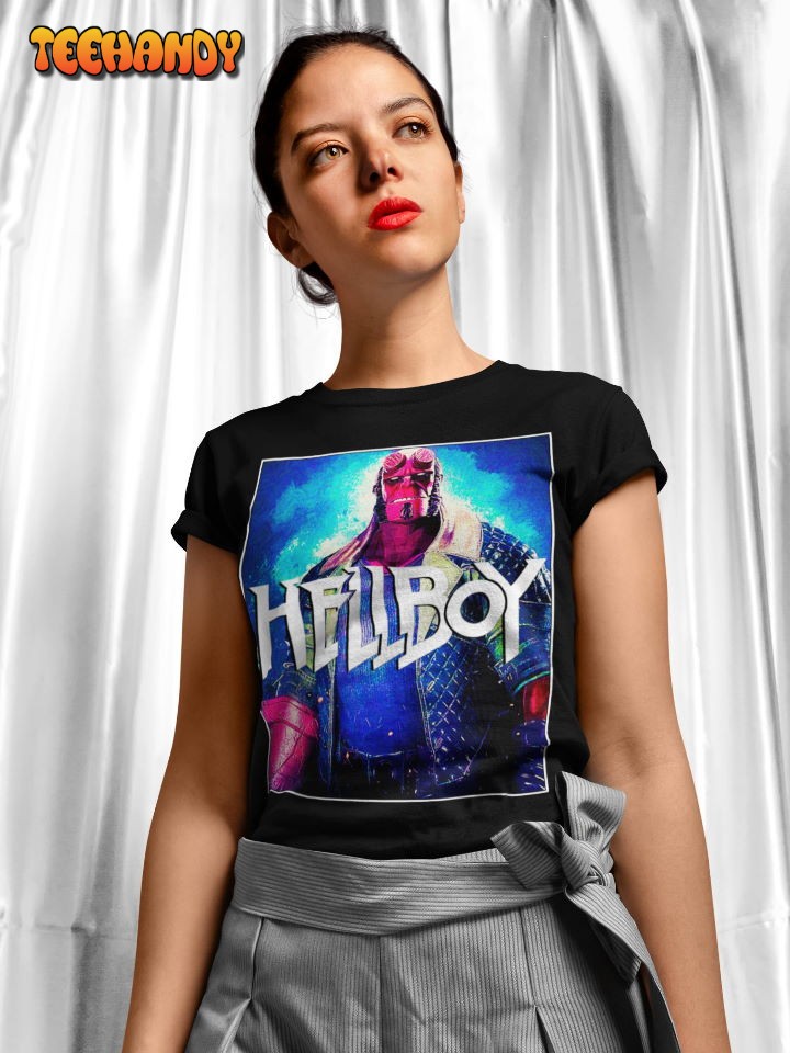 Hellboy Soft T Shirt, Hellboy Movie Poster T-Shirt