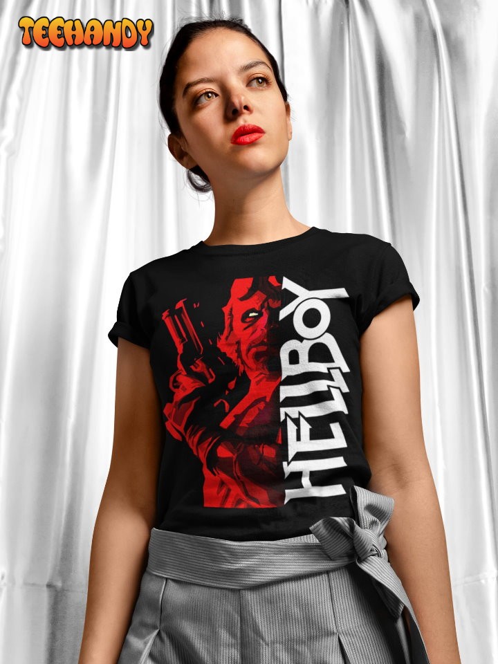 Hellboy Soft T Shirt, Retro 00s Movie Stylized Graphic T Shirt