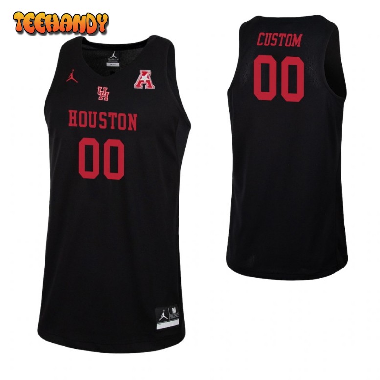 Houston Cougars Custom Black College Basketball Jersey