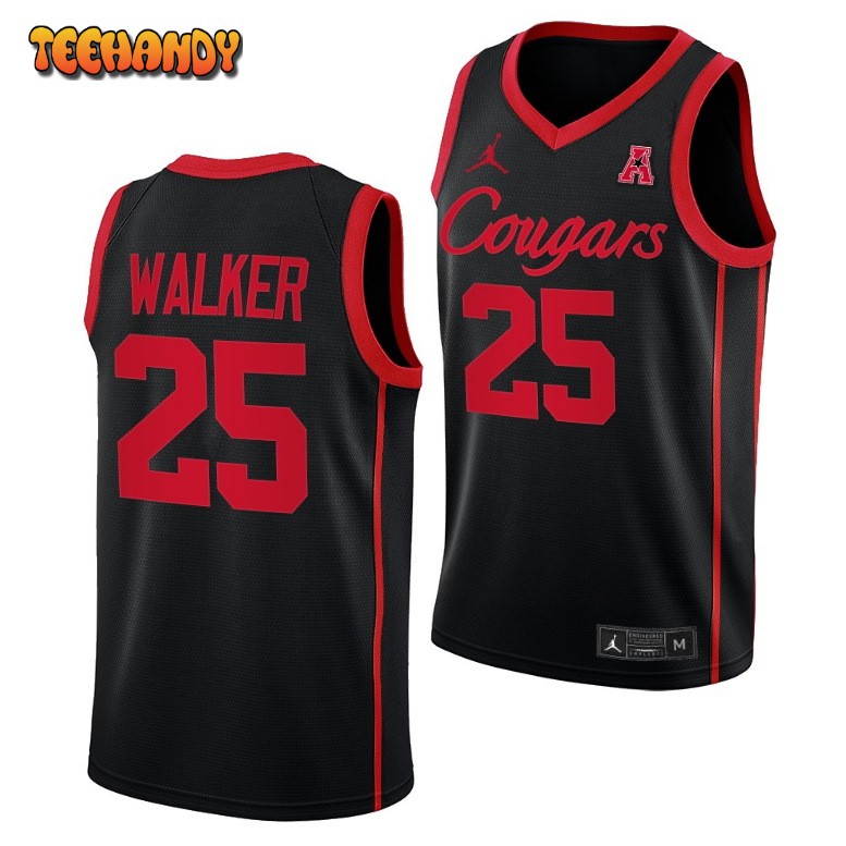 Houston Cougars Jarace Walker 2023 Black College Basketball Jersey