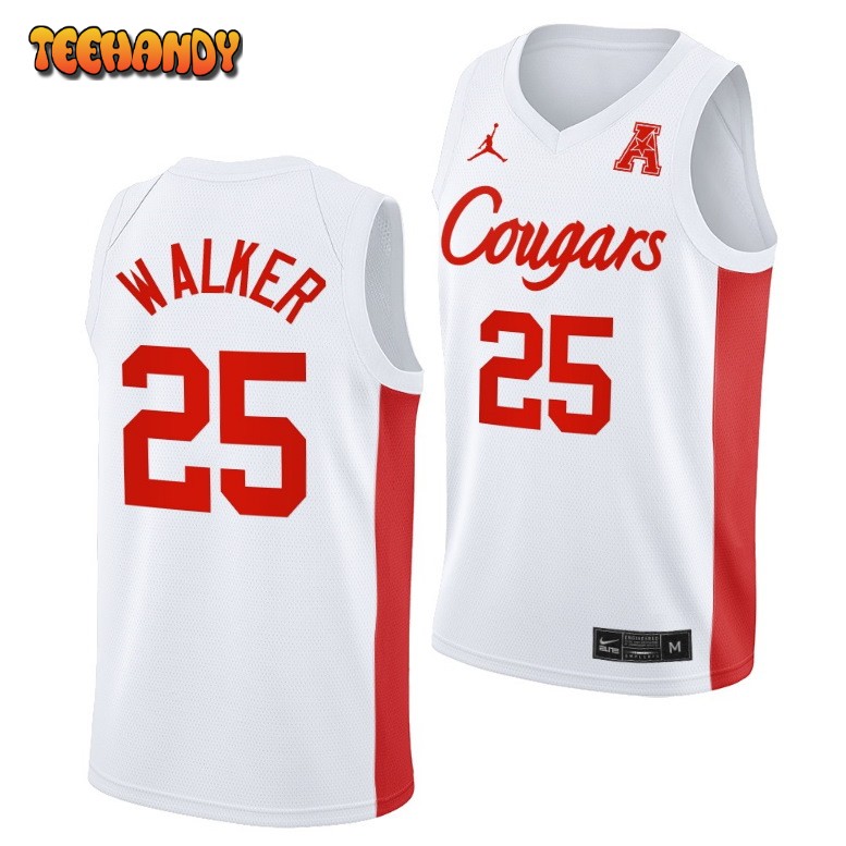 Houston Cougars Jarace Walker 2023 White College Basketball Jersey