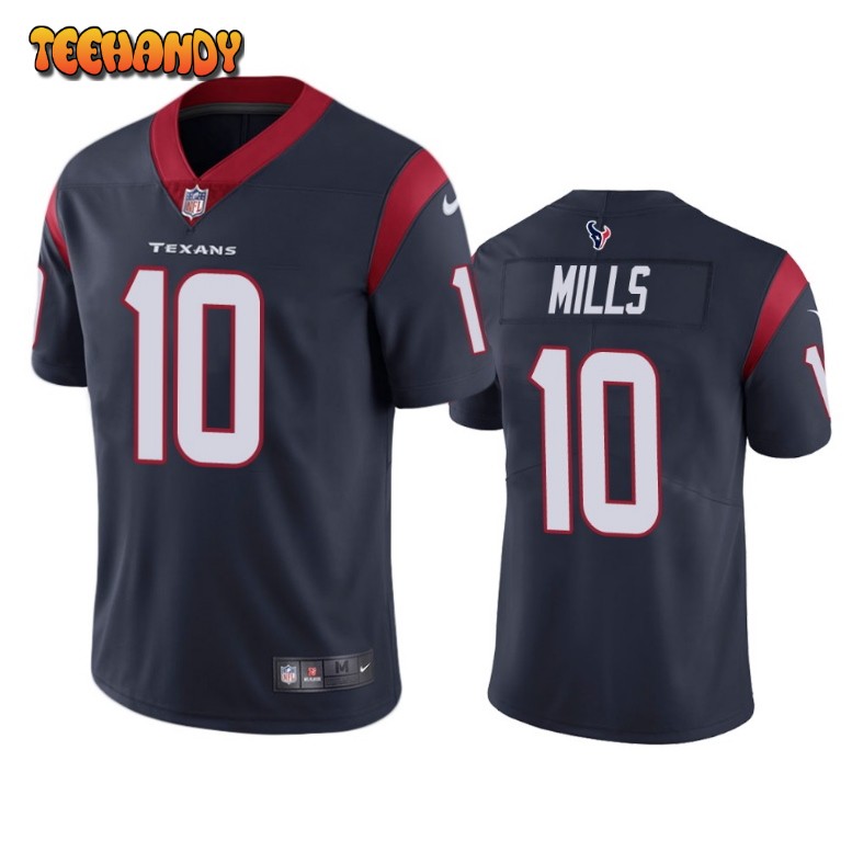 Houston Texans Davis Mills Navy Limited Jersey