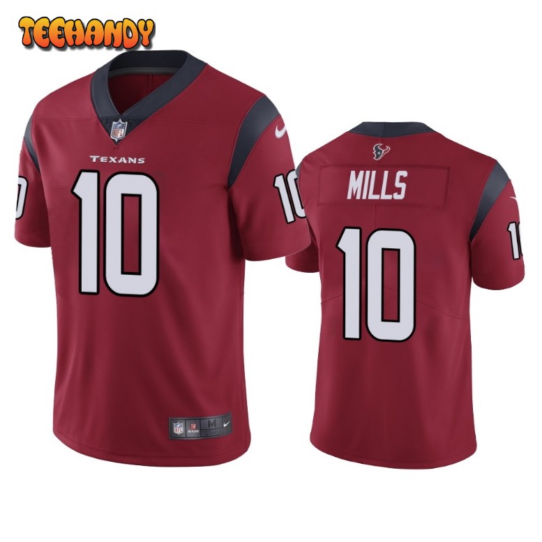 Houston Texans Davis Mills Red Limited Jersey