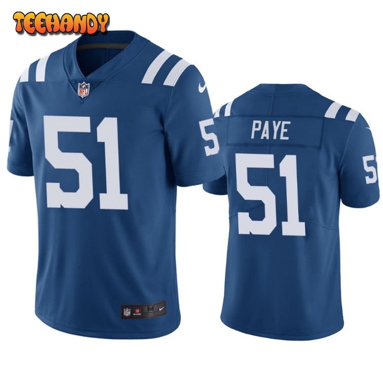 Indianapolis Colts Royal Kwity Paye Color Rush Limited Jersey