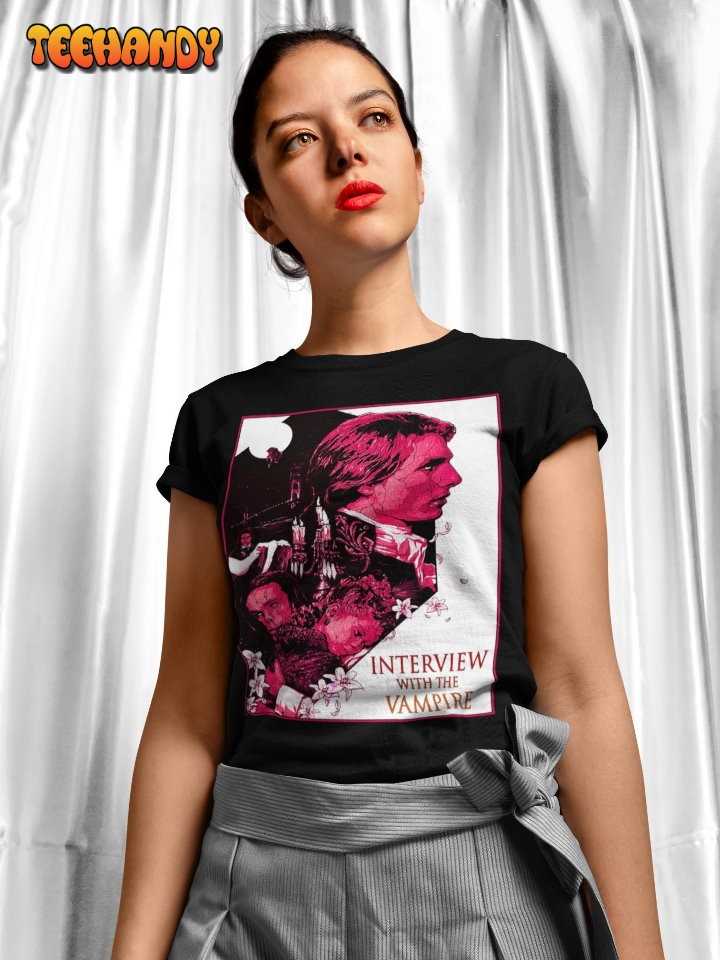 Interview with the Vampire Movie Poster T Shirt, Horror Fan Shirt