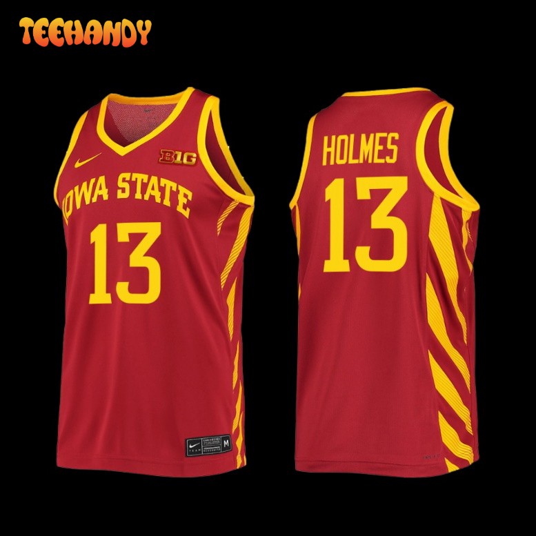 Iowa State Cyclones Jaren Holmes Cardinal College Basketball Replica Jersey