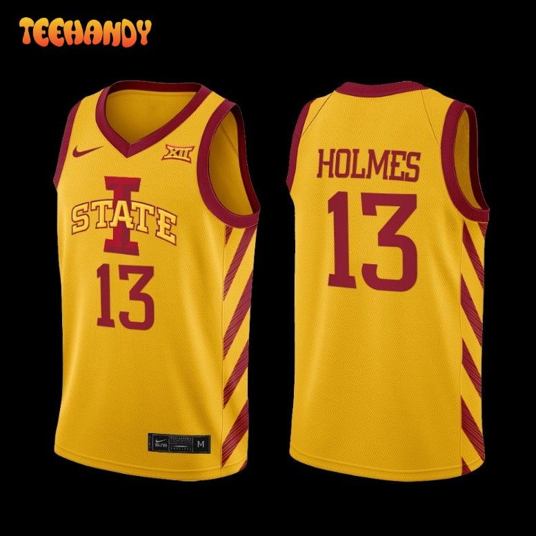 Iowa State Cyclones Jaren Holmes Gold College Basketball Jersey