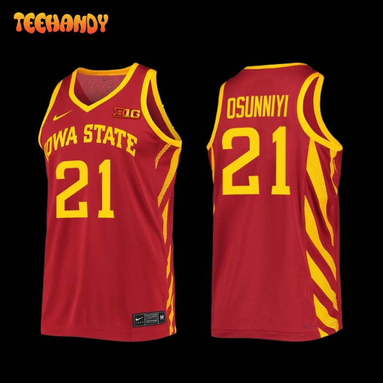 Iowa State Cyclones Osun Osunniyi Cardinal College Basketball Replica Jersey