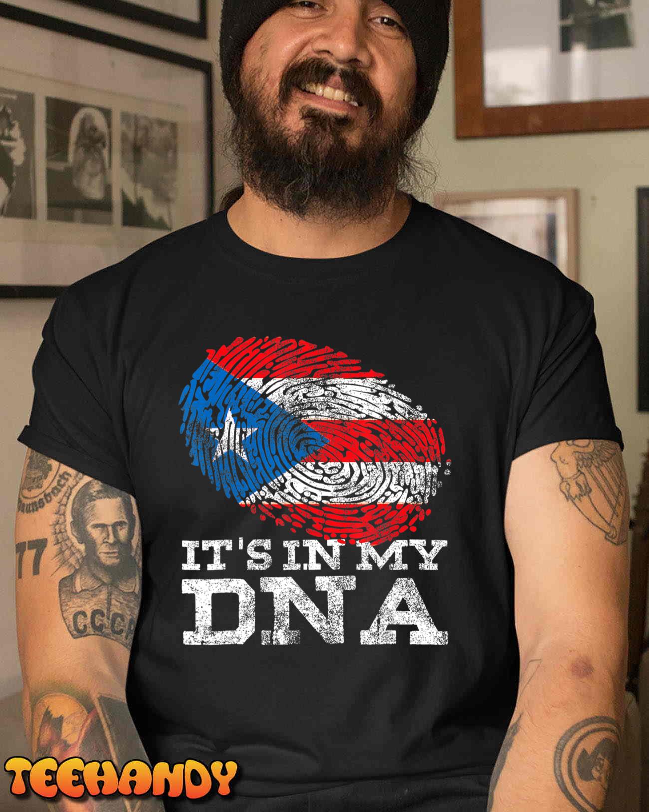 It’s In My DNA Puerto Rico Rican Hispanic Heritage Month T-Shirt