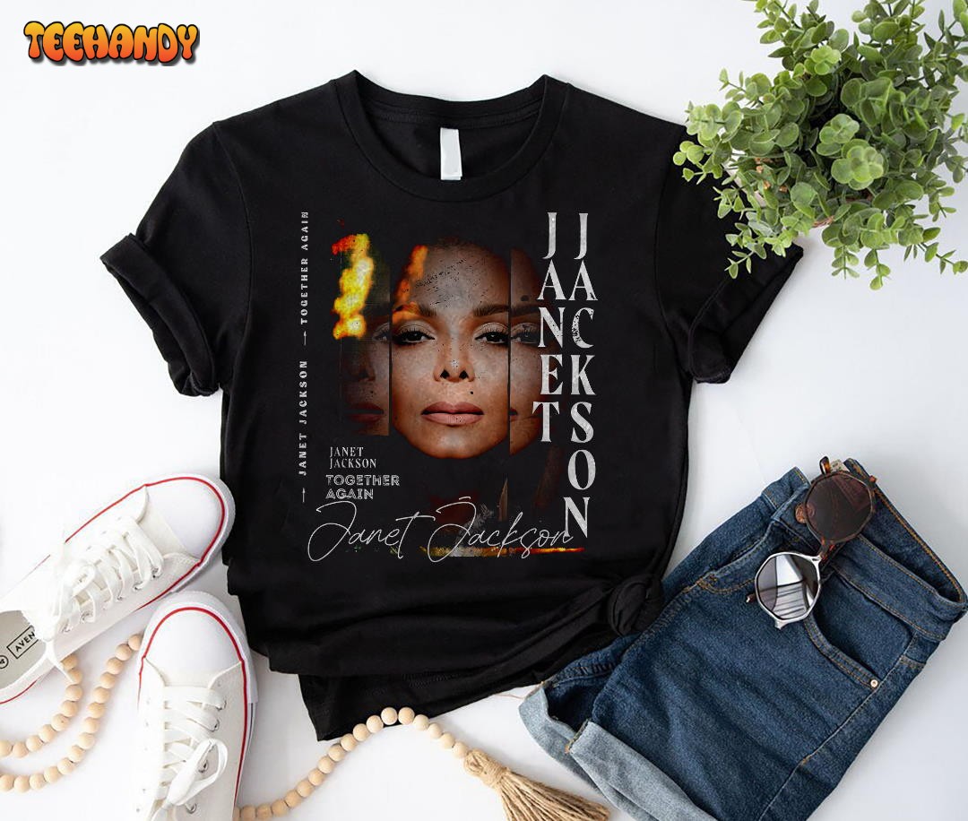 Janet Jackson Together Again Tour 2023 T-Shirt, Janet Jackson 2023 Tour Shirt