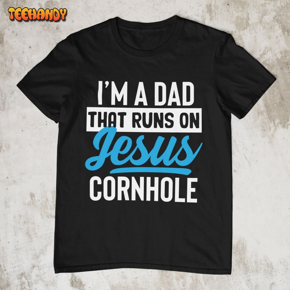 Jesus Cornhole, Funny Tshirt, Short Sleeve Unisex Bella Canvas Shirt