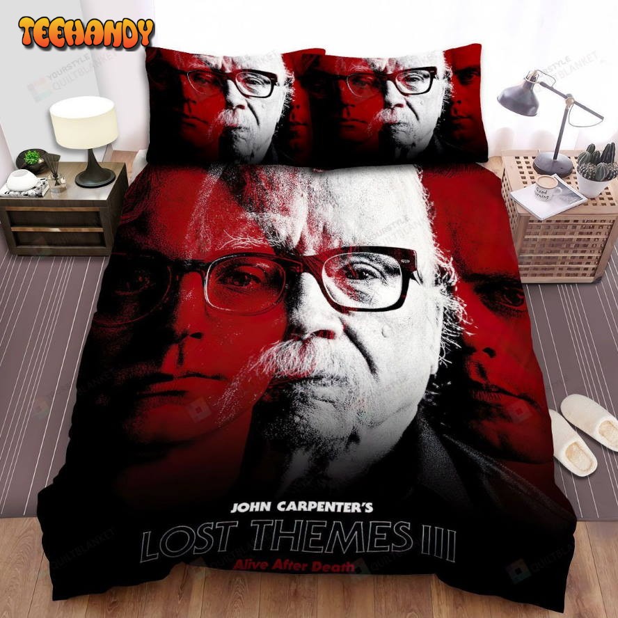 John Carpenter Album Cover Lost Themes Iii Spread Comforter Bedding Sets