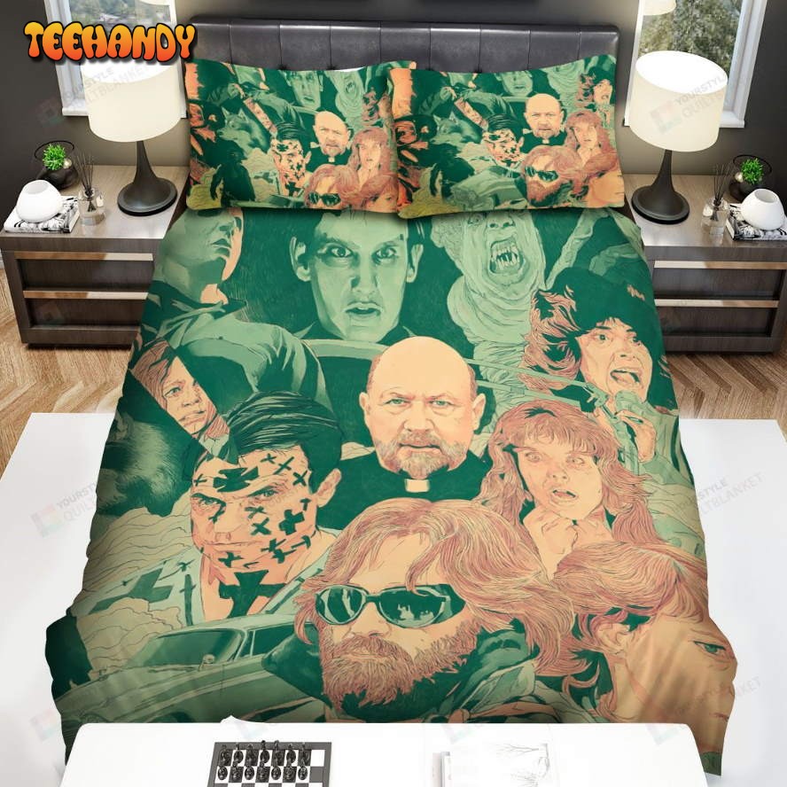 John Carpenter And His Movie Characters Spread Comforter Bedding Sets