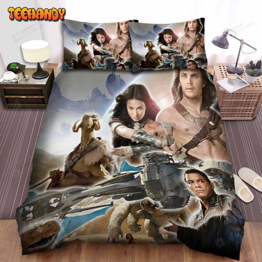 John Carter (2012) Lost In Our World. Found In Another Movie Poster Bedding Sets