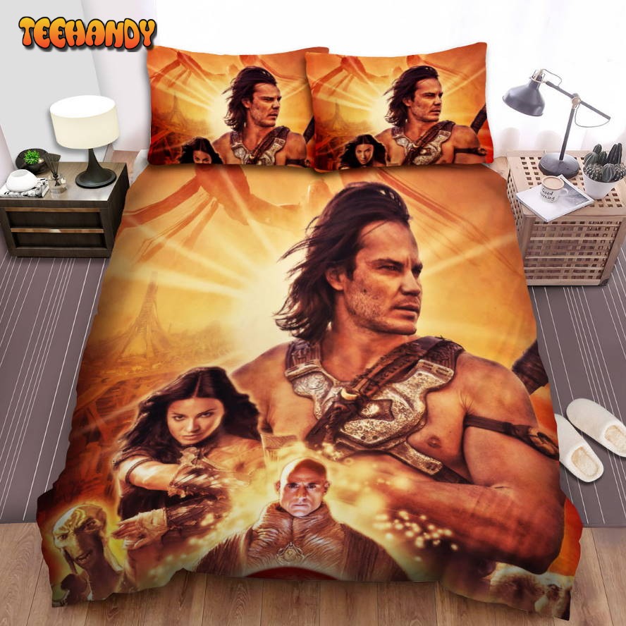 John Carter (2012) Movie Poster Ver 1 Spread Comforter Duvet Cover Bedding Sets