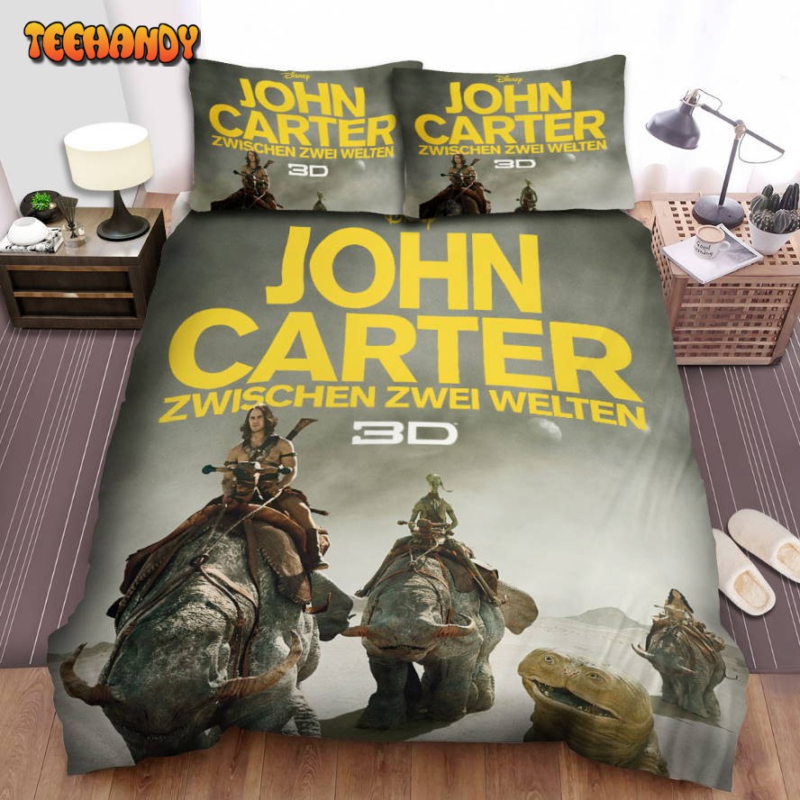 John Carter (2012) Movie Poster Ver 2 Spread Comforter Duvet Cover Bedding Sets