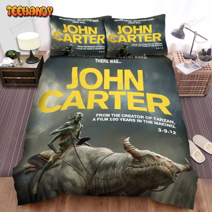 John Carter (2012) Movie Poster Ver 5 Spread Comforter Duvet Cover Bedding Sets