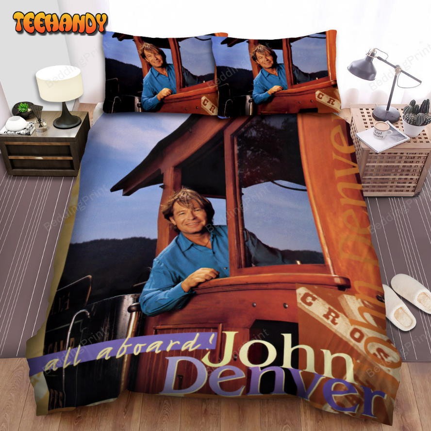 John Denver Album All Aboard Bed Sheets Duvet Cover Bedding Sets