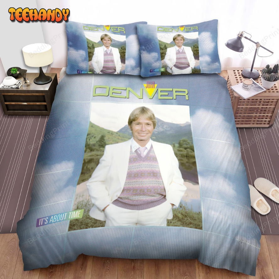 John Denver Album It’s About Time Bed Sheets Duvet Cover Bedding Sets