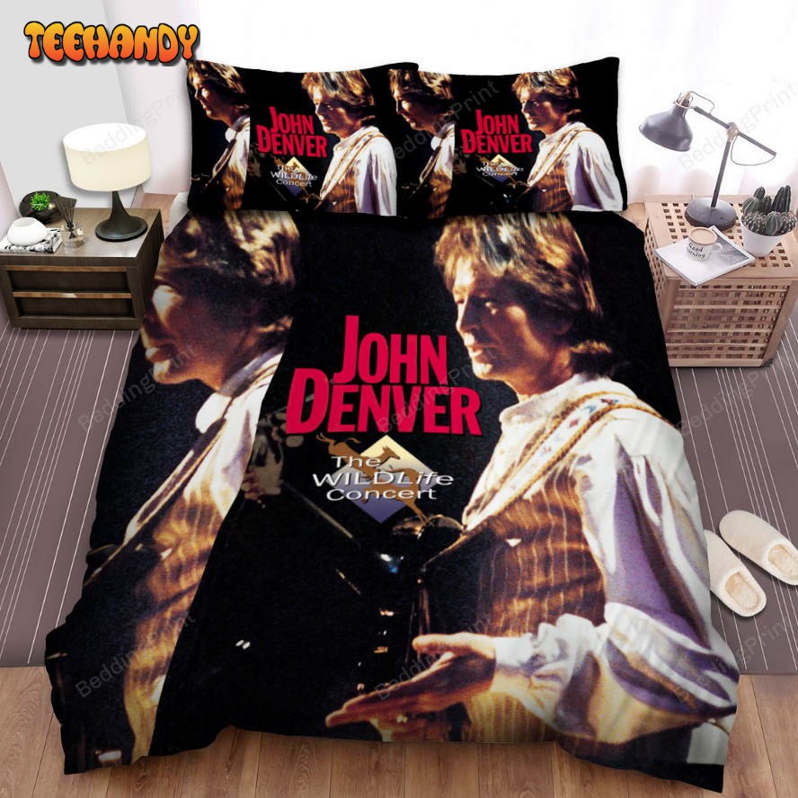 John Denver Album The Wildlife Concert Bed Sheets Duvet Cover Bedding Sets