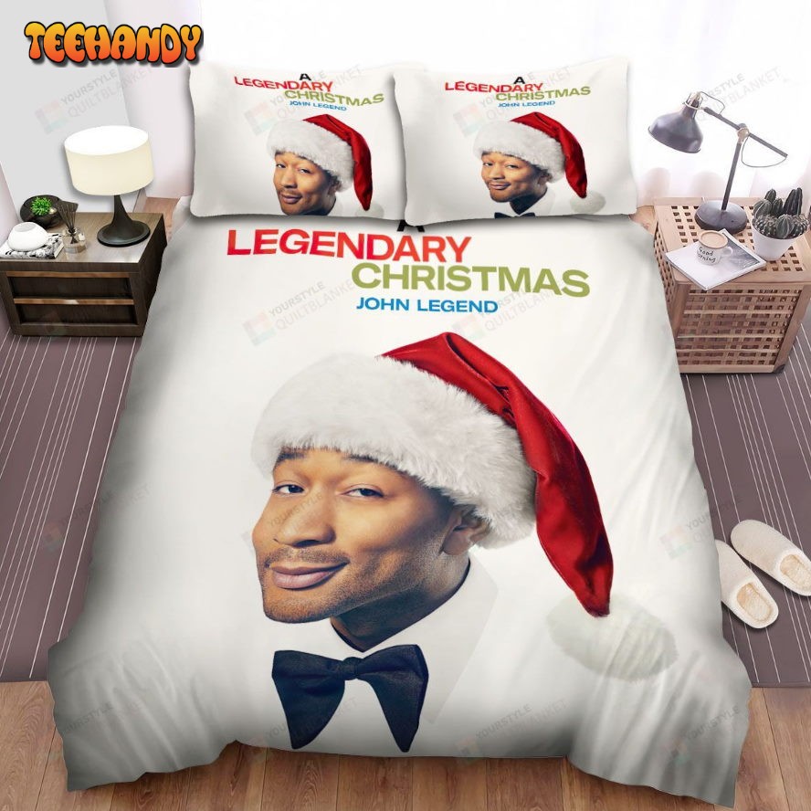 John Legend A Legendary Christmas Album Cover Comforter Bedding Sets