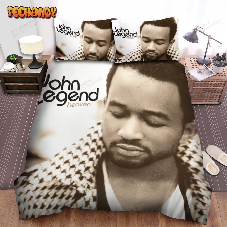 John Legend Heaven Album Cover Spread Comforter Bedding Sets