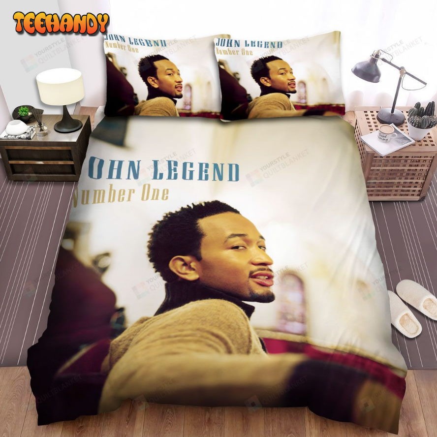 John Legend Number One Album Cover Spread Comforter Bedding Sets