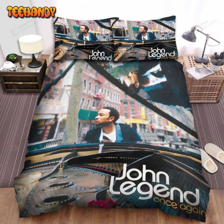 John Legend Once Again Album Cover Spread Comforter Bedding Sets