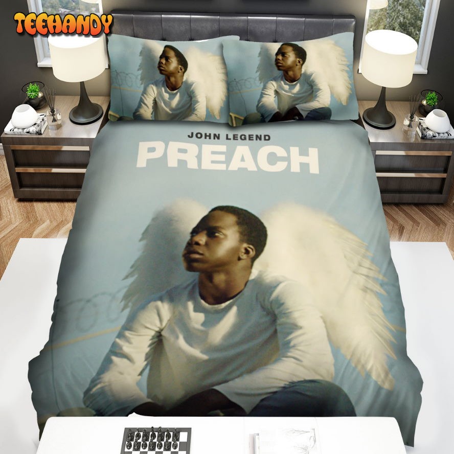 John Legend Preach Album Cover Spread Comforter Bedding Sets