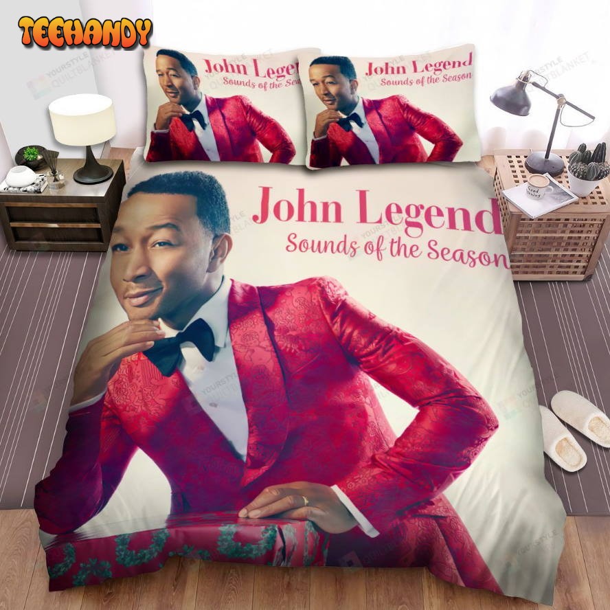 John Legend Sounds Of The Season Album Cover Comforter Bedding Sets