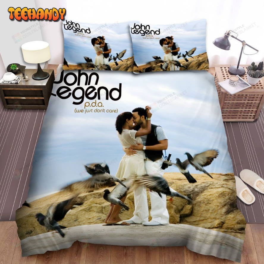 John Legend We Just Don’t Care Album Cover Spread Comforter Bedding Sets