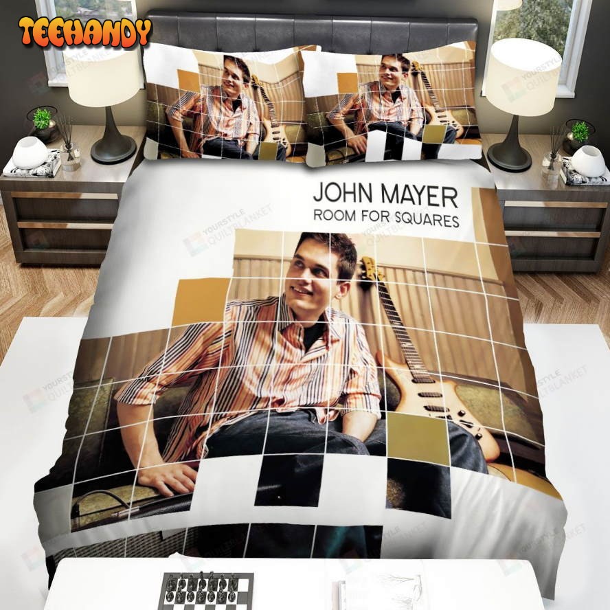 John Mayer Room For Squares Album Cover Spread Comforter Bedding Sets