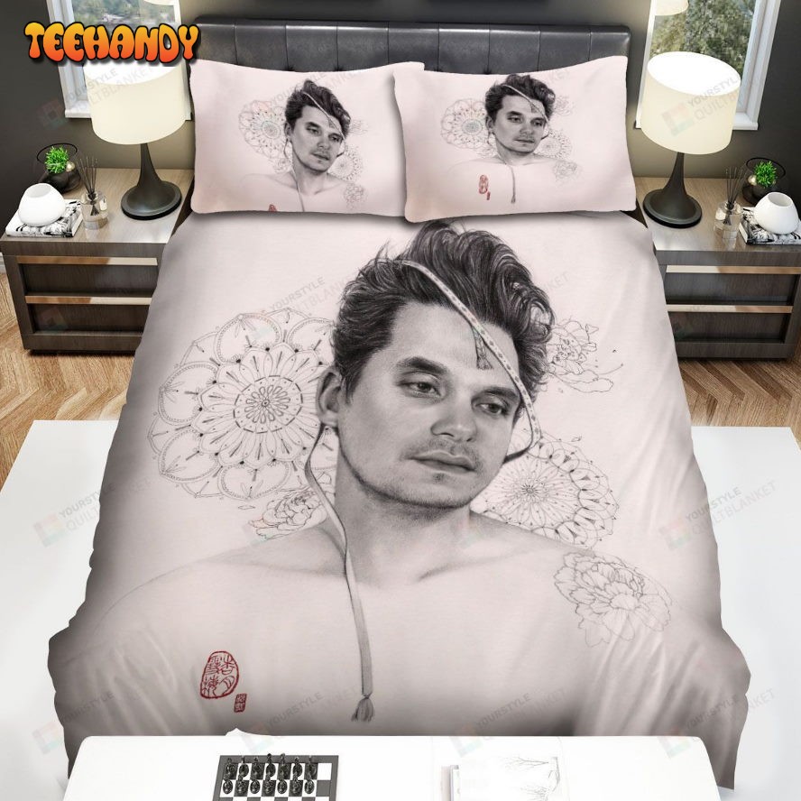 John Mayer The Search For Everything Album Cover Comforter Bedding Sets