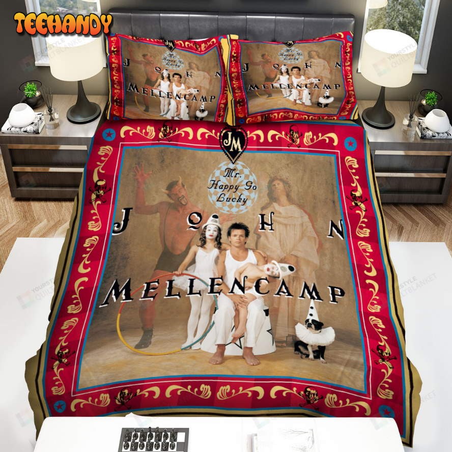 John Mellencamp Album Mr.Happy Go Lucky Duvet Cover Bedding Sets