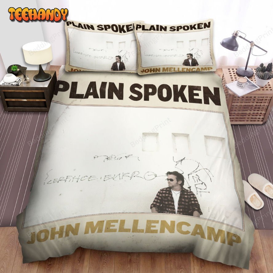 John Mellencamp Album Plain Spoken Bed Sheets Duvet Cover Bedding Sets