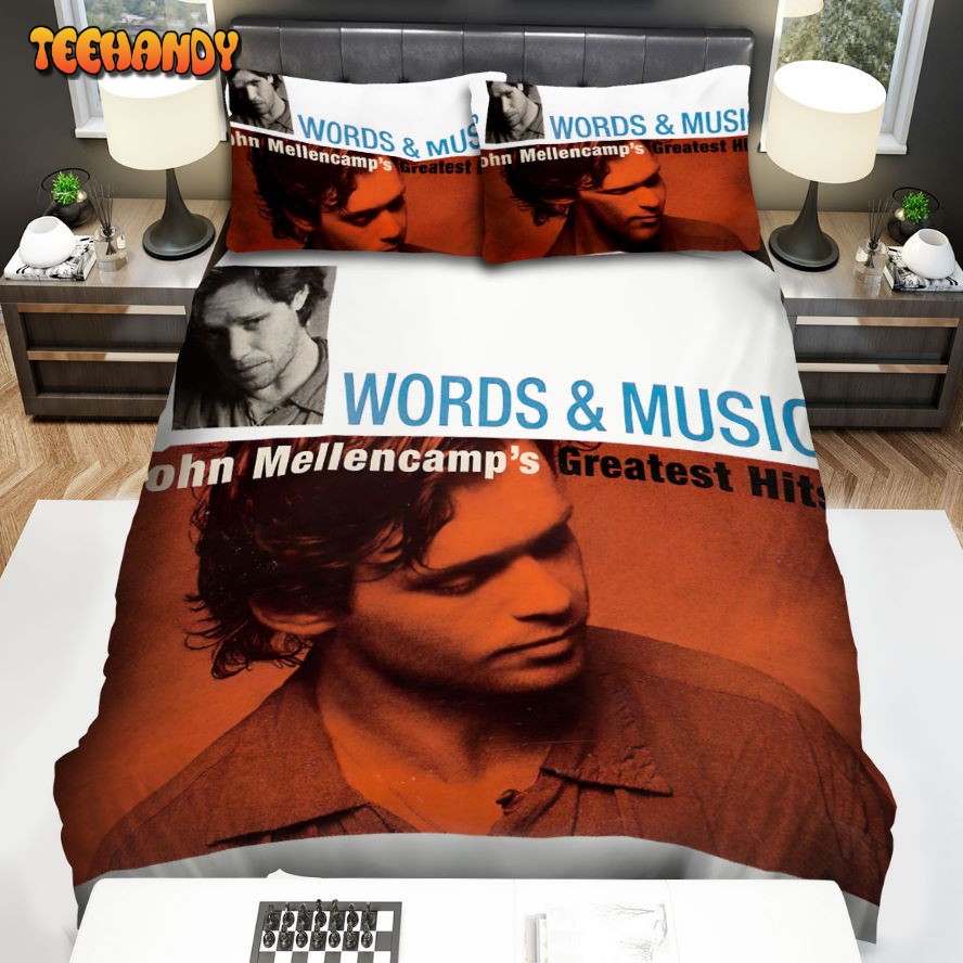 John Mellencamp Album Words And Music Bed Sheets Duvet Cover Bedding Sets