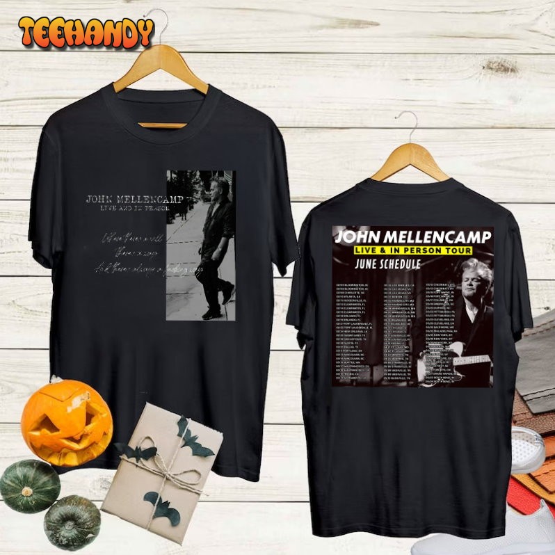 John Mellencamp Tour Dates Shirt, John Mellencamp 2023 Tour Shirt