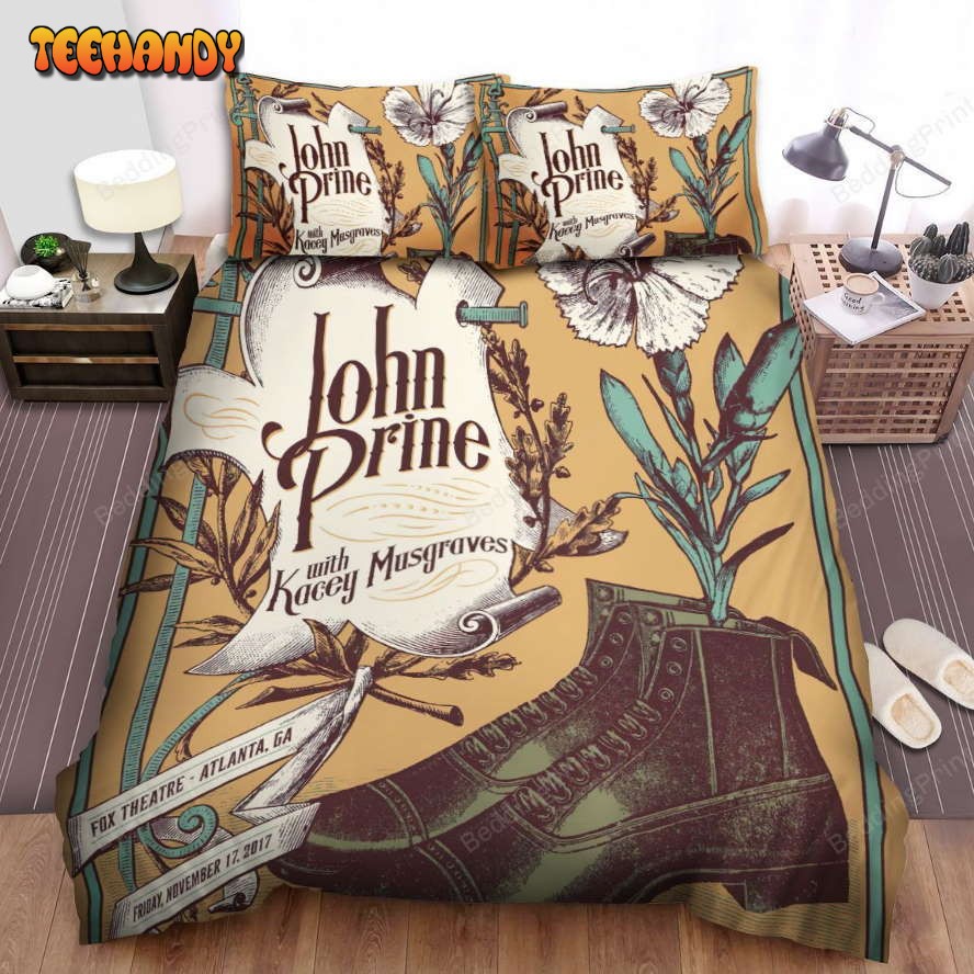 John Prine Poster Art 1 Bed Sheets Duvet Cover Bedding Sets