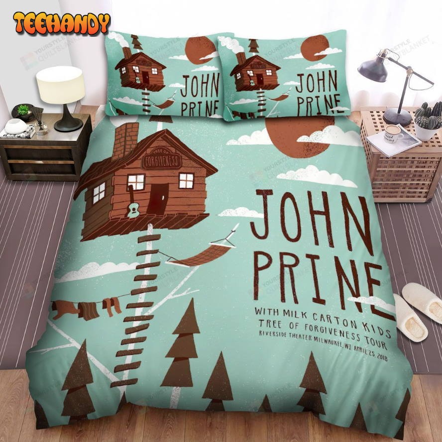 John Prine Poster Art 15 Bed Sheets Spread Comforter Duvet Cover Bedding Sets